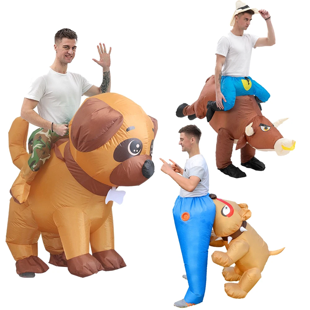 Animal Cosplay Prop Clothing Cartoon Animal Inflatable Suit Habadog Bull Butt Bite Role Performance Stage Funny Doll Costume
Animal Cosplay Prop Clothing Cartoon Animal Inflatable Suit Habadog Bull Butt Bite Role Performance Stage Funny Doll Costume