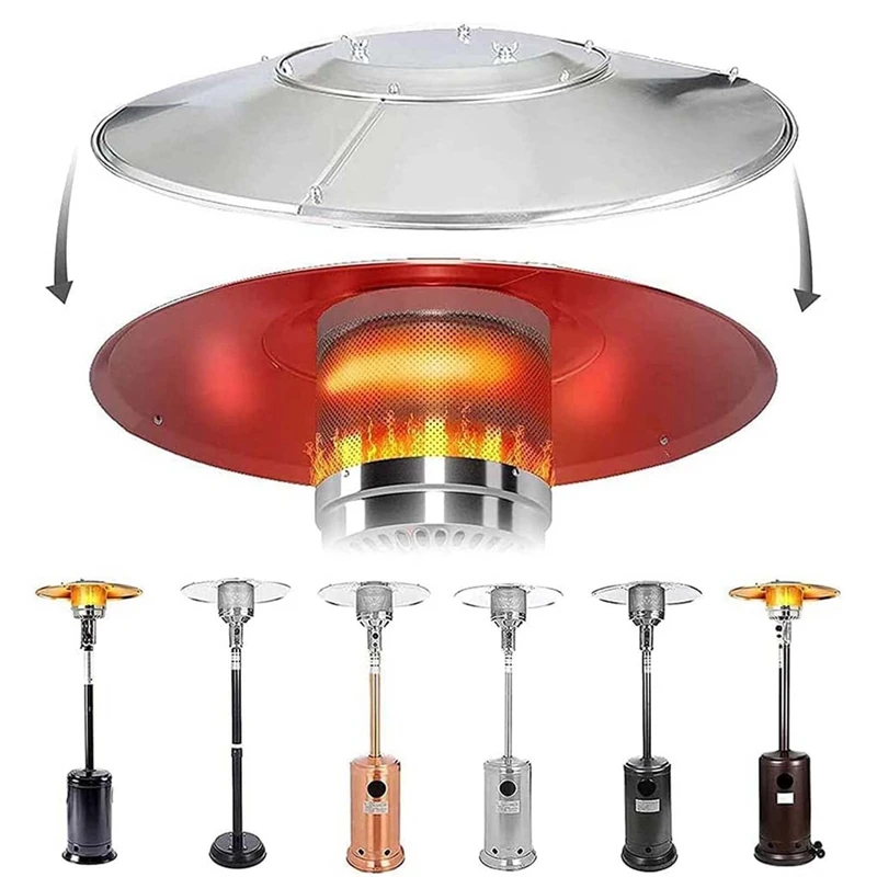 Patio Heater Shield Replacement Accessories, Top Shield Reflector Aluminum Winter Heater Shield Reflector For Outdoor
Patio Heater Shield Replacement Accessories, Top Shield Reflector Aluminum Winter Heater Shield Reflector For Outdoor