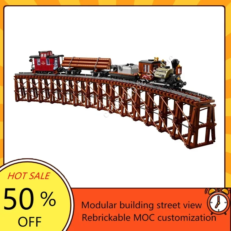 2731PCS Custom MOC Logging Railway Train Set Express locomotive Architecture DIY Technology Education Assembly Puzzle Toys Gifts
2731PCS Custom MOC Logging Railway Train Set Express locomotive Architecture DIY Technology Education Assembly Puzzle Toys Gifts