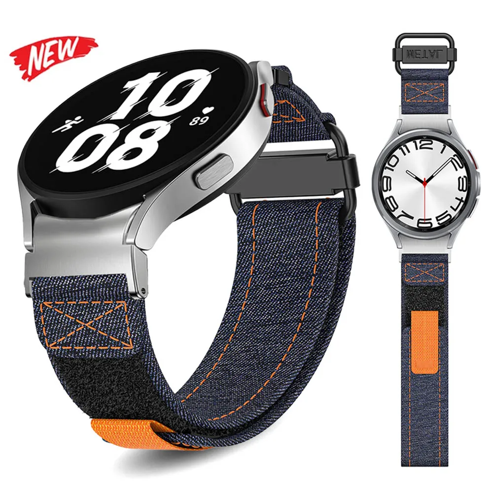 Ремешок нейлоновый без зазора для Samsung Galaxy Watch 6 Classic, быстросъемный браслет для 4Classic 42 мм 46 мм, 43 мм 47 мм 40 44 мм 5Pro 45 мм
Ремешок нейлоновый без зазора для Samsung Galaxy Watch 6 Classic, быстросъемный браслет для 4Classic 42 мм 46 мм, 43 мм 47 мм 40 44 мм 5Pro 45 мм