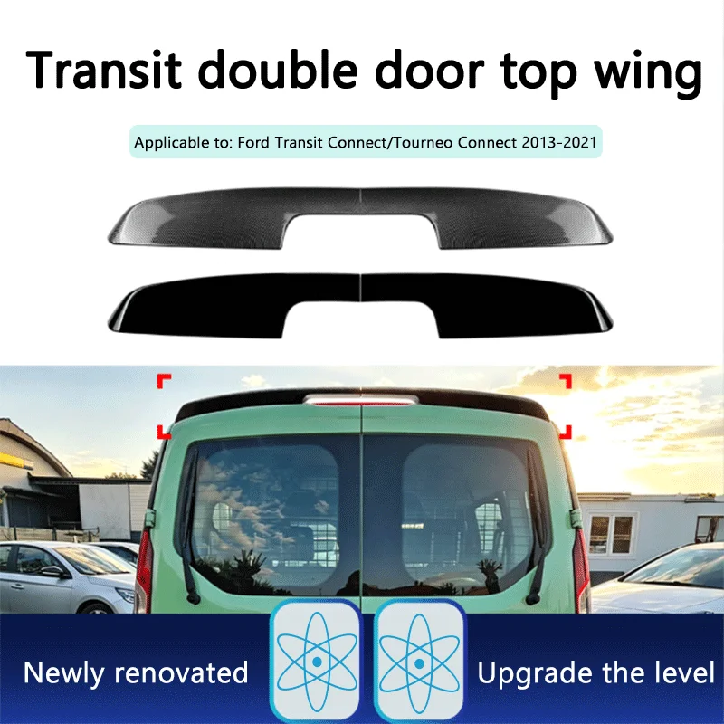 1Set Black ABS Top Wing Tail Spoiler For Ford Transit Connect 2013-2021 Double Door Style Rear Exterior Modification Accessories
1Set Black ABS Top Wing Tail Spoiler For Ford Transit Connect 2013-2021 Double Door Style Rear Exterior Modification Accessories