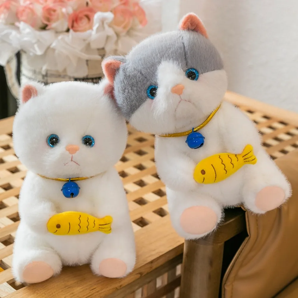 Bell Collar Eating Fish Cat Plush Toy Stuffed Cartoon Little Cat Plush Doll Soft Cute Little Cat Plush Toy Birthday Gifts
Bell Collar Eating Fish Cat Plush Toy Stuffed Cartoon Little Cat Plush Doll Soft Cute Little Cat Plush Toy Birthday Gifts