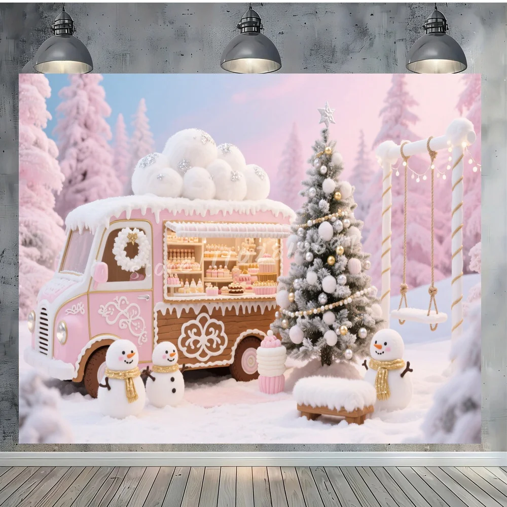 Christmas Scene Vinyl Backdrop Red Candy Shop Xmas Tree Gingerbread Man Snowy Forest Background Festival Decoration Photo Studio
Christmas Scene Vinyl Backdrop Red Candy Shop Xmas Tree Gingerbread Man Snowy Forest Background Festival Decoration Photo Studio