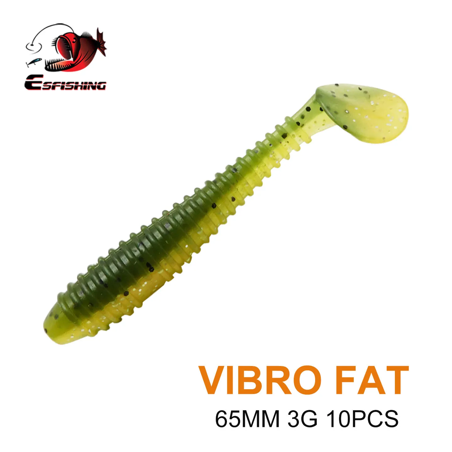 Fishing lures for pike perch vibro fat 65mm silicone bait artificial swimbait 10pcs plastic bait
Fishing lures for pike perch vibro fat 65mm silicone bait artificial swimbait 10pcs plastic bait