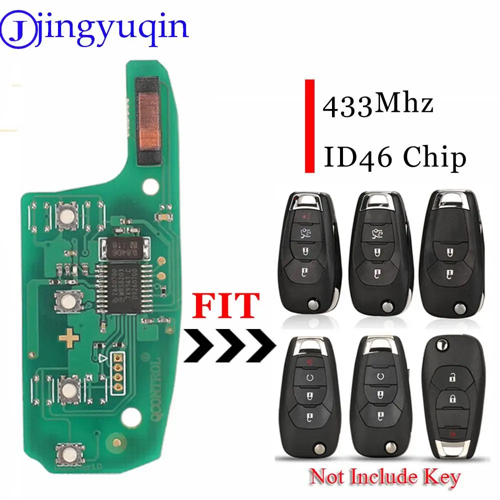 jingyuqin Remote Car Circuit Board 433MHz ID46-PCF7941E For Chevrolet Colorado Cruze Trailblazer Onix Tracker Onix RS Key Fob
jingyuqin Remote Car Circuit Board 433MHz ID46-PCF7941E For Chevrolet Colorado Cruze Trailblazer Onix Tracker Onix RS Key Fob