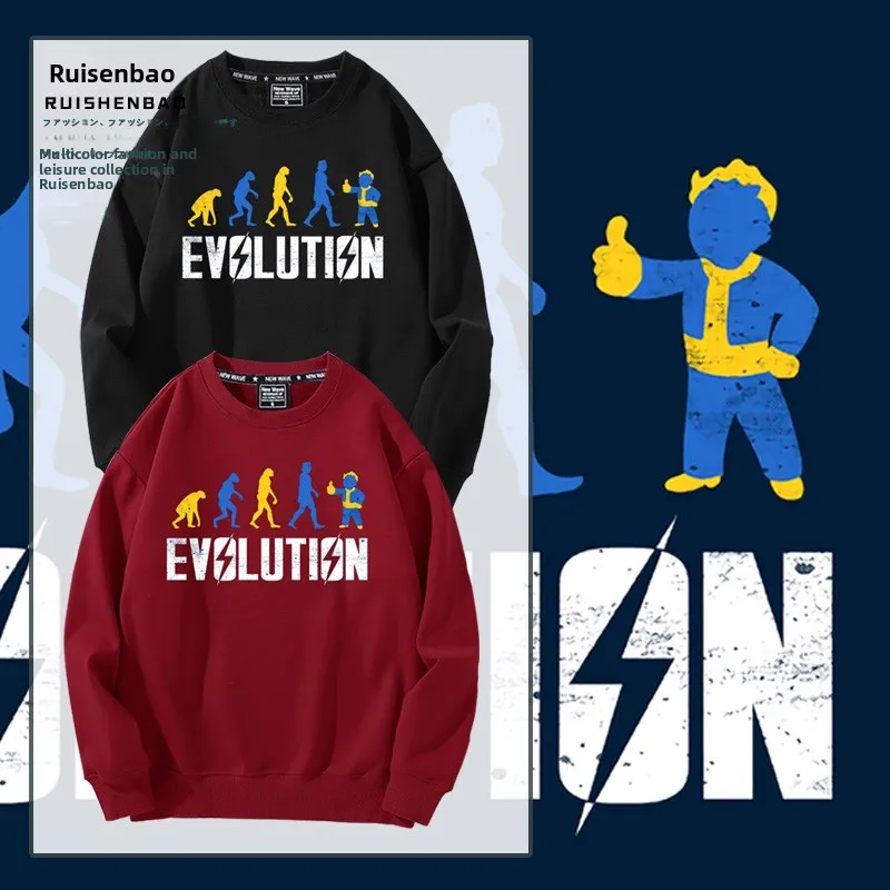 Fleece Lined round Neck Sweatshirt for Teens And Men Spring Autumn Winter Radiation Boy Bethesda Game Evil Evolution T-Shirt
Fleece Lined round Neck Sweatshirt for Teens And Men Spring Autumn Winter Radiation Boy Bethesda Game Evil Evolution T-Shirt