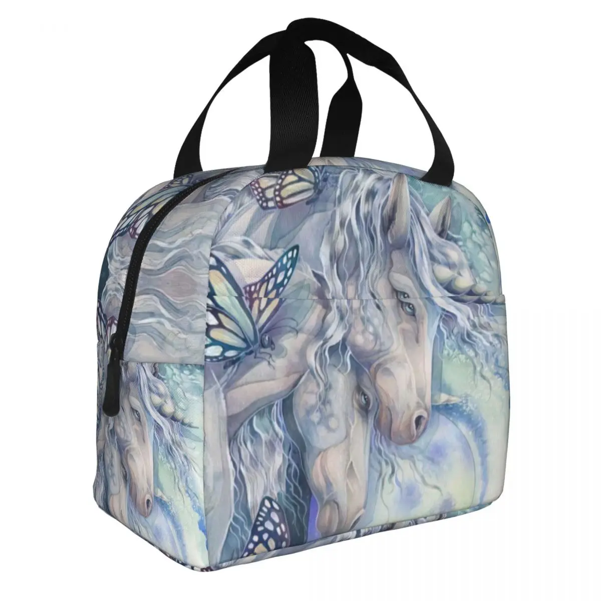 Horses Lunch Bento Bags Portable Aluminum Foil thickened Thermal Cloth Lunch Bag for Women Men Boy
Horses Lunch Bento Bags Portable Aluminum Foil thickened Thermal Cloth Lunch Bag for Women Men Boy