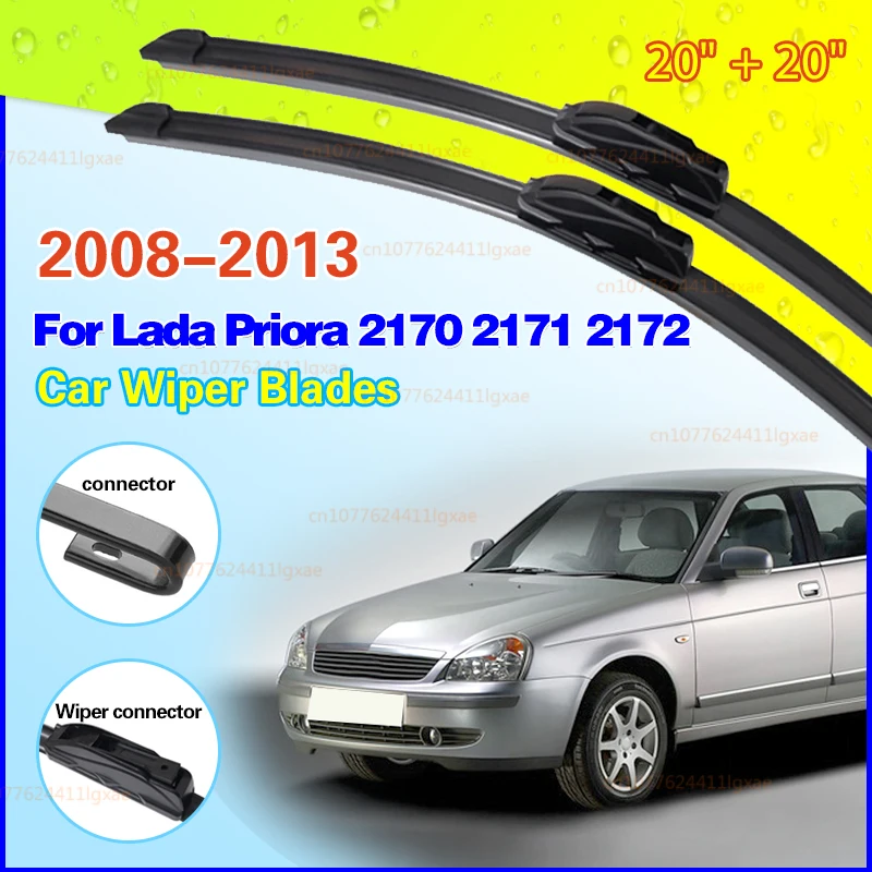 Car Wiper for Lada Priora 2170 2171 2172 2008-2013 20" + 20" Front Rear Wiper Blades Brushes Cutter Accessories 2011 2012 2013
Car Wiper for Lada Priora 2170 2171 2172 2008-2013 20" + 20" Front Rear Wiper Blades Brushes Cutter Accessories 2011 2012 2013