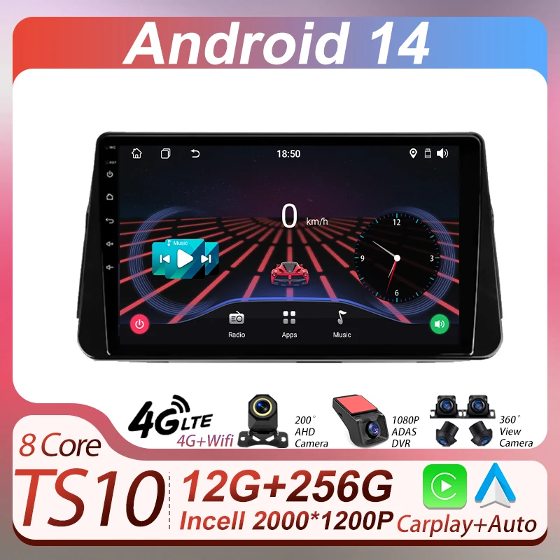For Nissan Kicks P15 2017 - 2021 2Din Android Car Radio Player Autoradio CarPlay Android Auto Navigation GPS Wifi Bluetooth BT
For Nissan Kicks P15 2017 - 2021 2Din Android Car Radio Player Autoradio CarPlay Android Auto Navigation GPS Wifi Bluetooth BT
