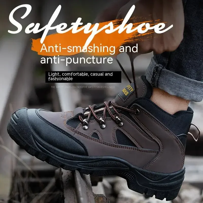 Lightweight Men Safety Botas Men Work Safety Shoes Anti-puncture Steel Toe Cap Non Slip Work Sneakers Male Indestructible Boots
Lightweight Men Safety Botas Men Work Safety Shoes Anti-puncture Steel Toe Cap Non Slip Work Sneakers Male Indestructible Boots