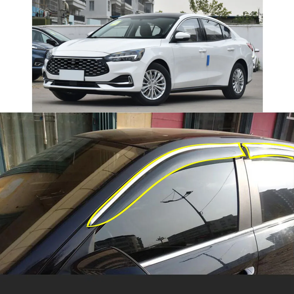 Car Body Styling Sticker Plastic Window Glass Wind Visor Rain/Sun Guard Vent Parts For Ford Focus Sedan 2019 2020 2021 2022
Car Body Styling Sticker Plastic Window Glass Wind Visor Rain/Sun Guard Vent Parts For Ford Focus Sedan 2019 2020 2021 2022