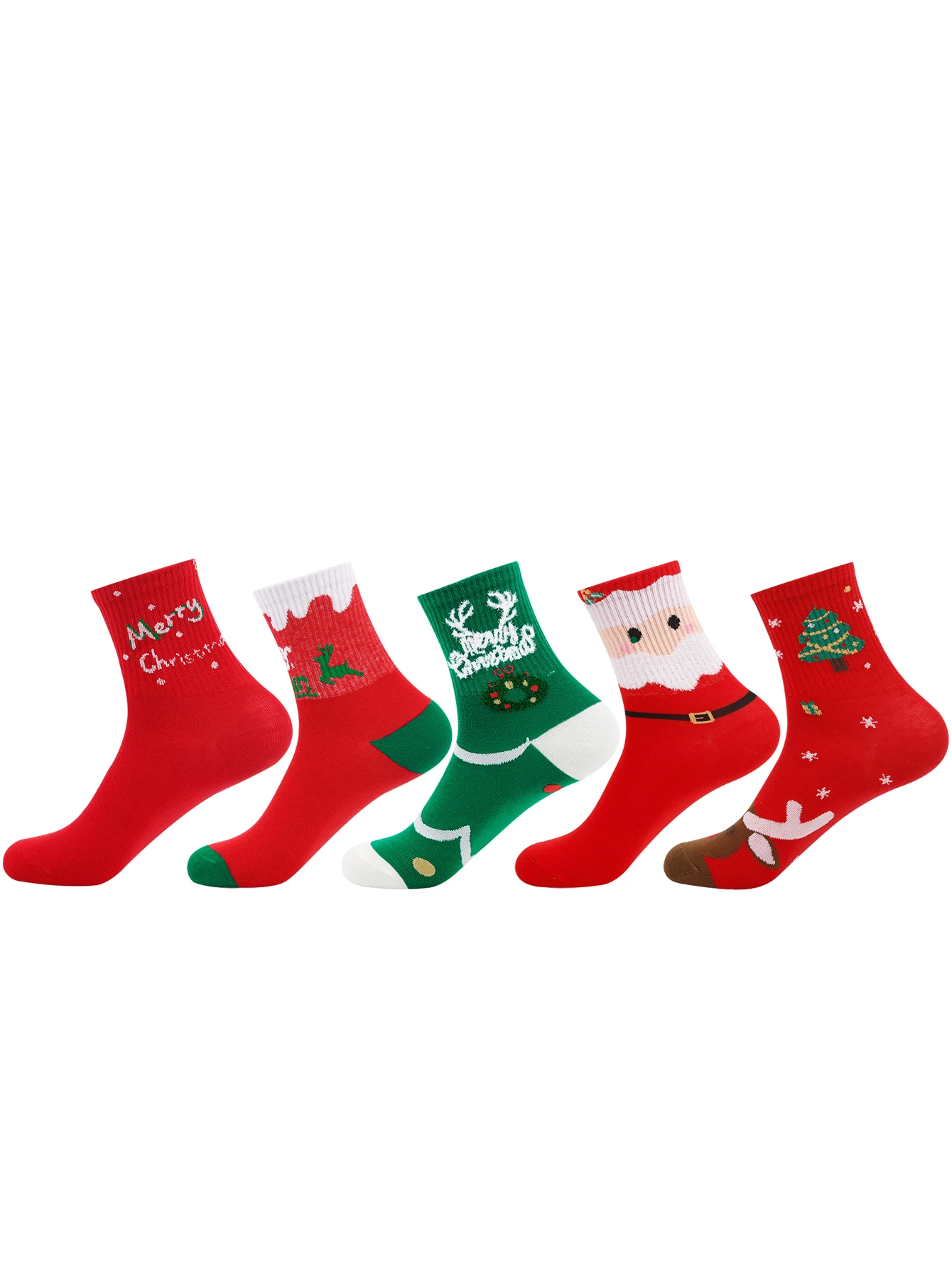 5 Pairs Cartoon Christmas Socks Merry Christmas Gifts Xmas Happy New Year Supplies Snowman Elk Socks Women 
5 Pairs Cartoon Christmas Socks Merry Christmas Gifts Xmas Happy New Year Supplies Snowman Elk Socks Women