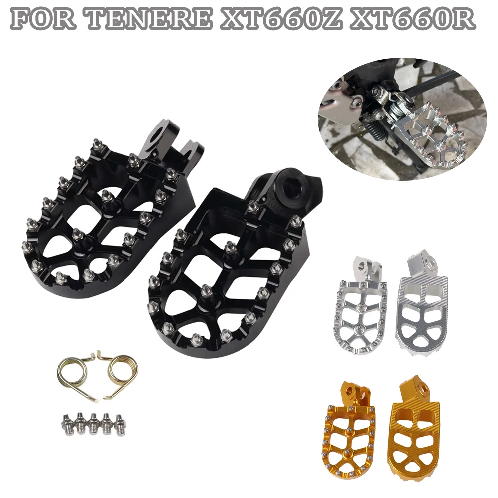 For Yamaha Tenere XT660Z XT660R XT 660 XT660 Z R 660Z 660R Motorcycle Accessories CNC Footrest Footpeg Foot Pegs Rests Pedal
For Yamaha Tenere XT660Z XT660R XT 660 XT660 Z R 660Z 660R Motorcycle Accessories CNC Footrest Footpeg Foot Pegs Rests Pedal