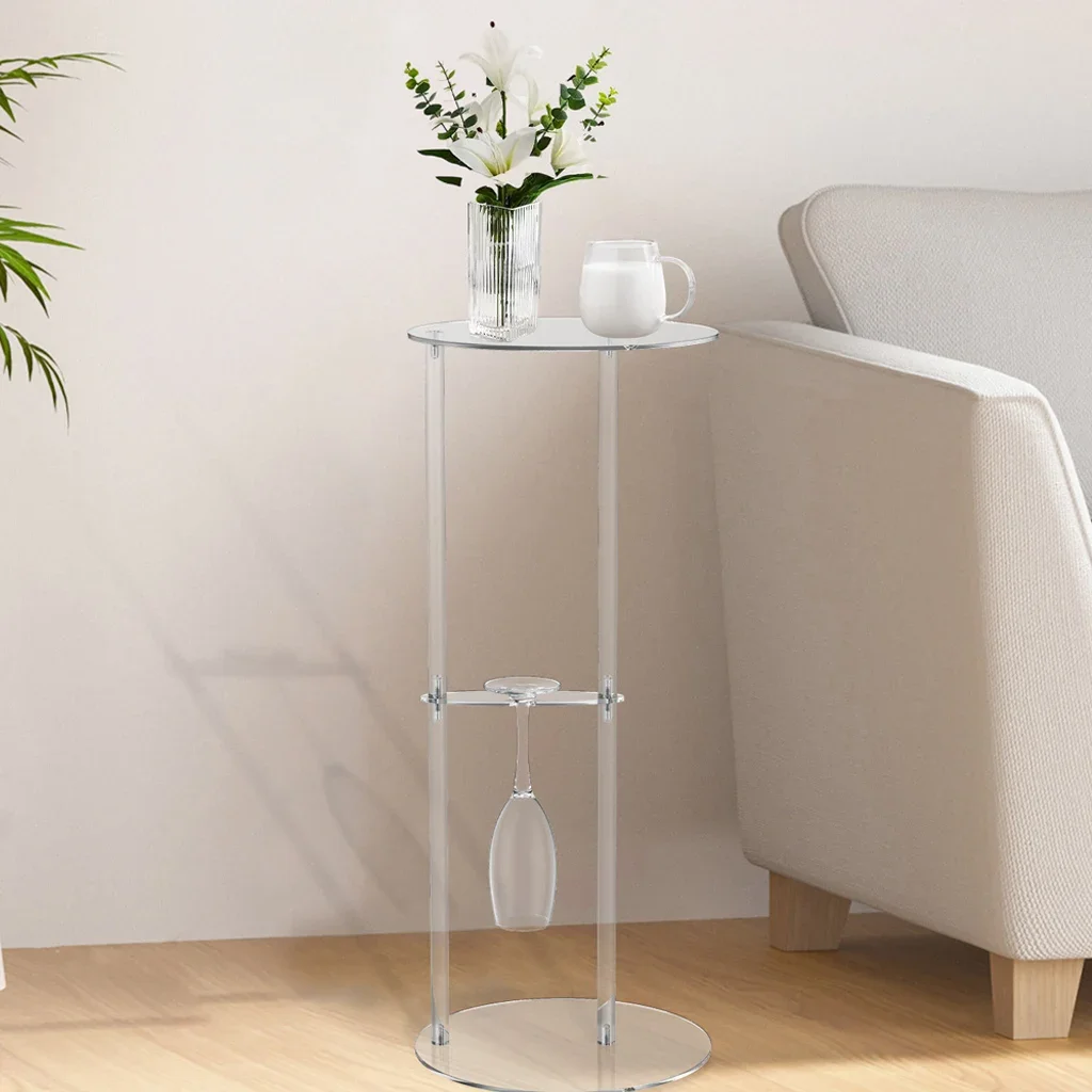 Acrylic Drink Table for Small Spaces, Transparent Beverage Drink Table Small Round Table for Living Room Bedroom Bathroom Decor
Acrylic Drink Table for Small Spaces, Transparent Beverage Drink Table Small Round Table for Living Room Bedroom Bathroom Decor