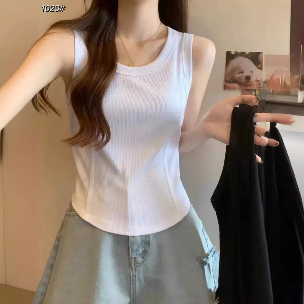 Trendy Spice Girls Slim-fit Fishbone Sleeveless Bottoming Shirt for Women Wearing Big U-neck Ant Waist with Wide Shoulder Vest
Trendy Spice Girls Slim-fit Fishbone Sleeveless Bottoming Shirt for Women Wearing Big U-neck Ant Waist with Wide Shoulder Vest