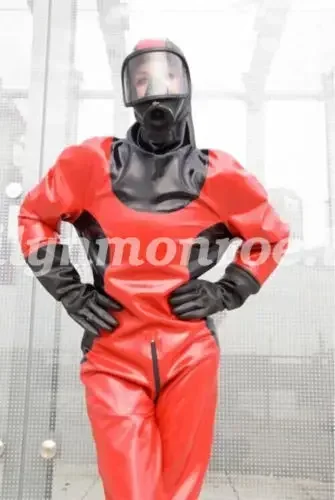 Latex 100% Rubber Gummi Anzug Suit Catsuit Ganzanzug Red and Black not mask gloves
Latex 100% Rubber Gummi Anzug Suit Catsuit Ganzanzug Red and Black not mask gloves