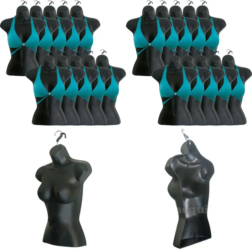 Набор из 10 черных штабелируемых манекенов с полой спинкой для демонстрации футболок, для прилавков и витрин, размер S-M
Набор из 10 черных штабелируемых манекенов с полой спинкой для демонстрации футболок, для прилавков и витрин, размер S-M