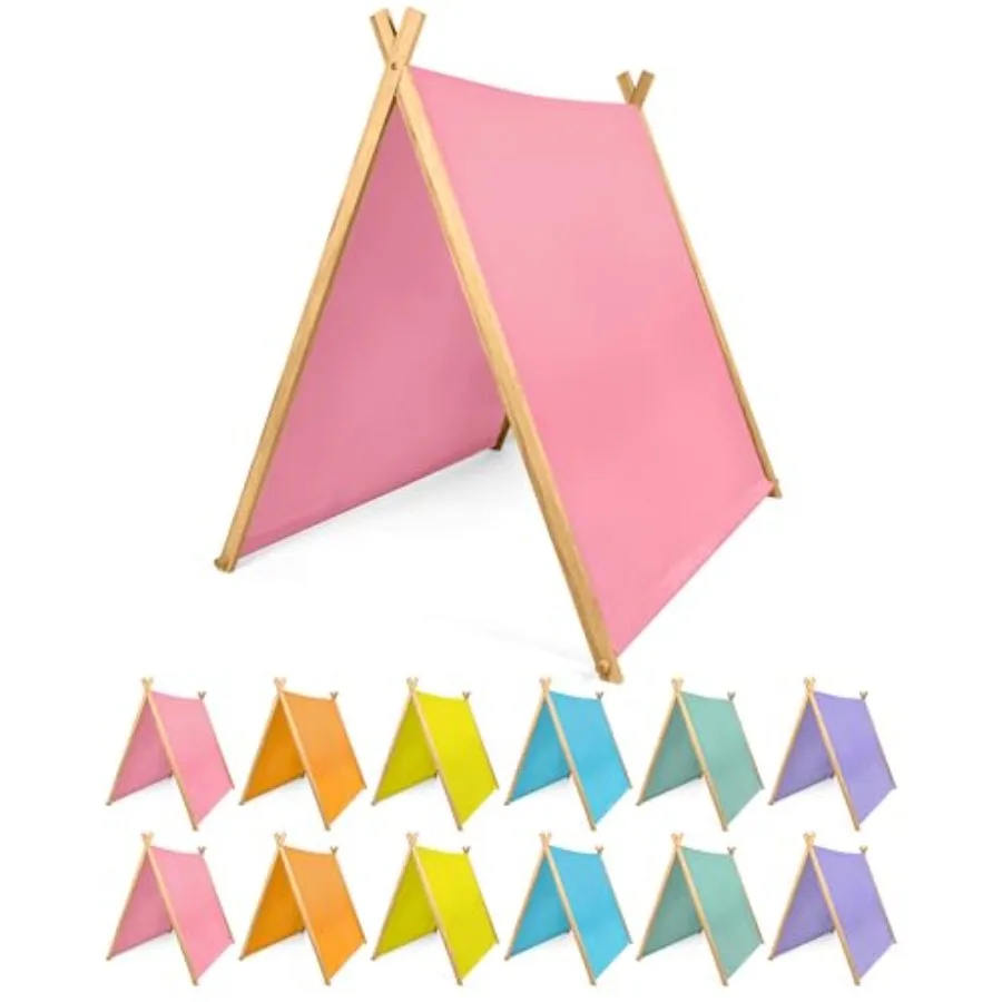 12 Pack Colorful Teepee Tents for Bulk Indoor Outdoor Play Tents Washable Foldable Slumber Pajama Party Shelter for Girls Boys
12 Pack Colorful Teepee Tents for Bulk Indoor Outdoor Play Tents Washable Foldable Slumber Pajama Party Shelter for Girls Boys