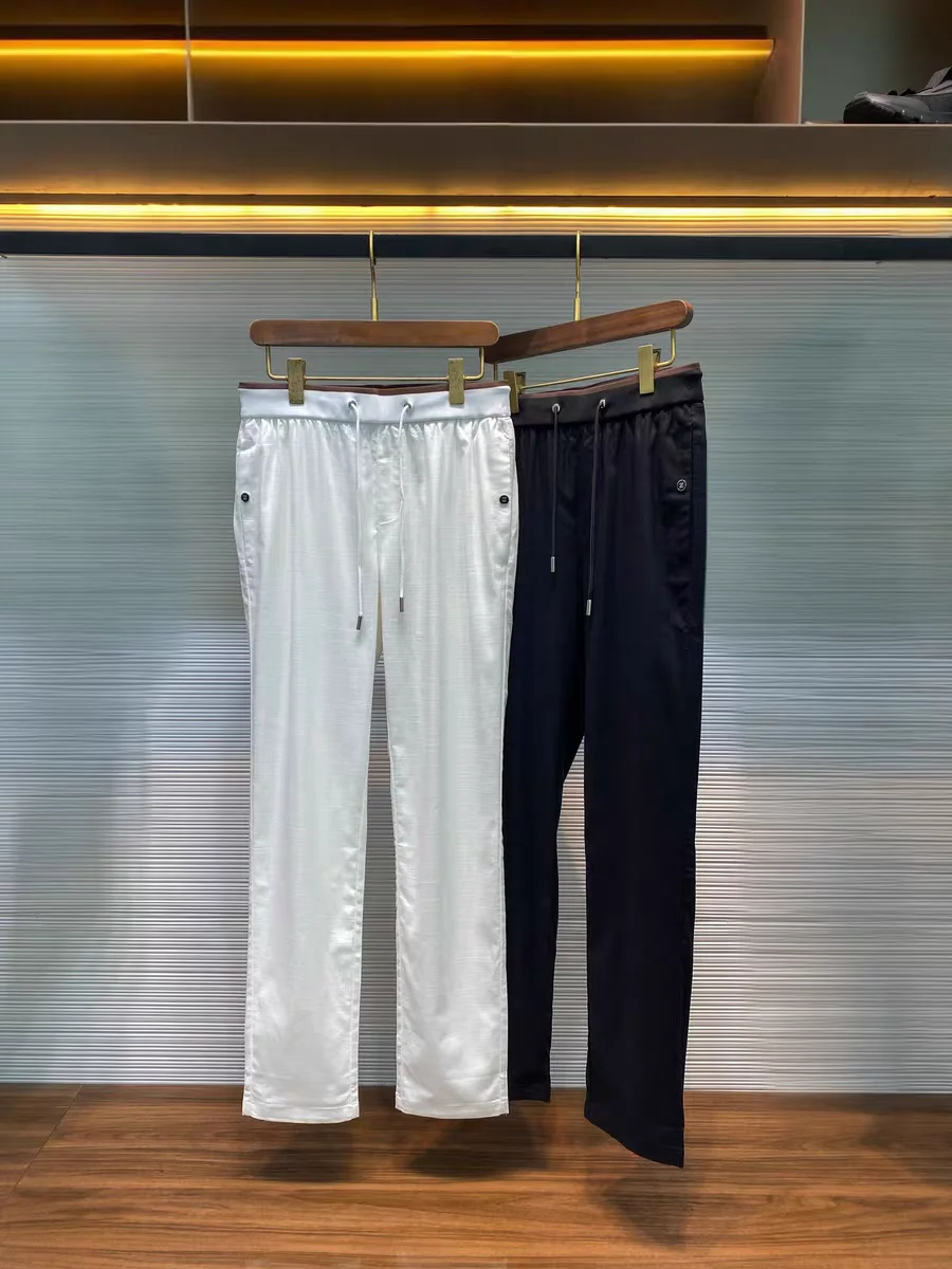 Italian Sle Lazy Casual Pants Men's Loose Fit Straight Leg Dstring Waist Simple mat Summer Faion Clothing
Italian Sle Lazy Casual Pants Men's Loose Fit Straight Leg Dstring Waist Simple mat Summer Faion Clothing