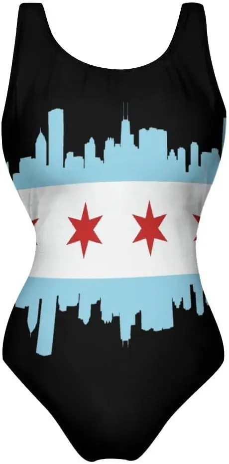 Luxy Trio Chicago-City Flag Women Plus Size Swimsuit One-Piece Swimsuit Bathing Suits Tummy Control Swimwear
Luxy Trio Chicago-City Flag Women Plus Size Swimsuit One-Piece Swimsuit Bathing Suits Tummy Control Swimwear