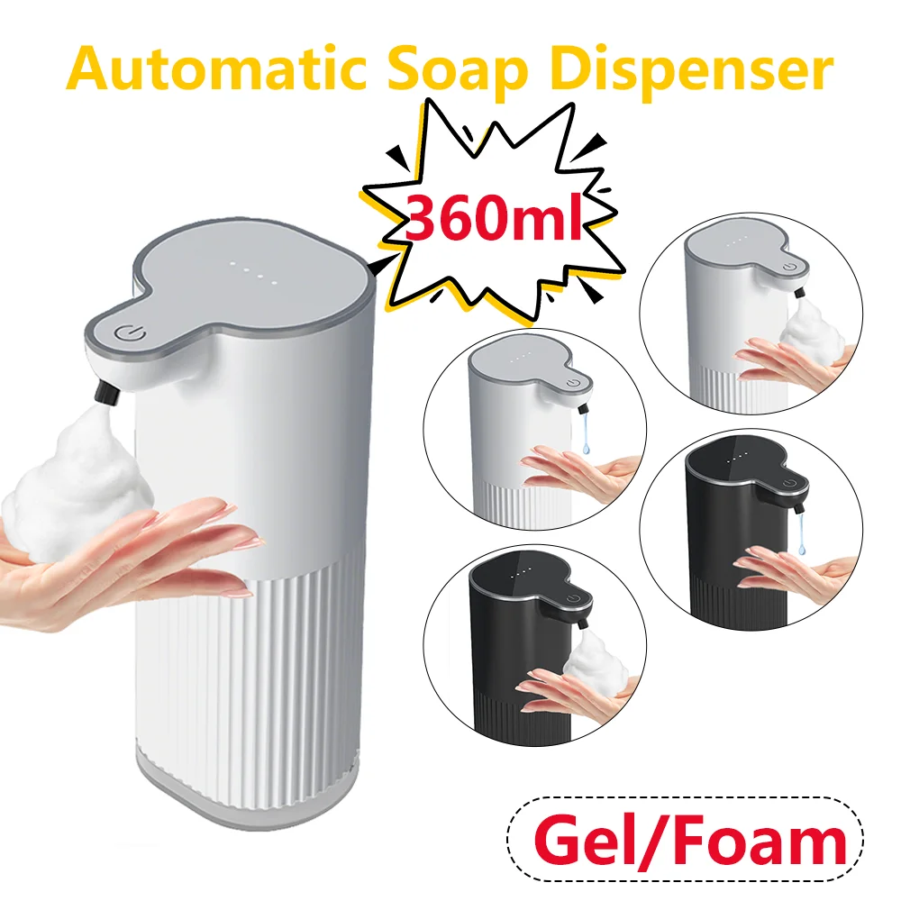 360ML Wall-Mounted 4 Levels Adjustable Electric Intelligent Automatic Sensor Soap Dispenser Hand Dish Sanitizer Washing Machine
360ML Wall-Mounted 4 Levels Adjustable Electric Intelligent Automatic Sensor Soap Dispenser Hand Dish Sanitizer Washing Machine