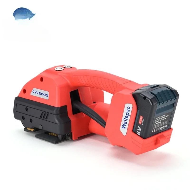 Wallepac Battery Packaging Tool Pp/Pet Plastic Belt Handheld Fully Automatic Electric Strapping Machines with two battery
Wallepac Battery Packaging Tool Pp/Pet Plastic Belt Handheld Fully Automatic Electric Strapping Machines with two battery