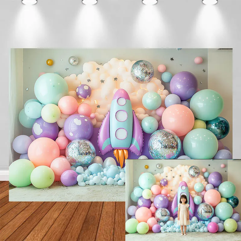LS Photography Background Balloon Cloud Rocket Rug Decor Baby Shower Cake Smash Birthday Kids Portrait Photo Backdrop Studio
LS Photography Background Balloon Cloud Rocket Rug Decor Baby Shower Cake Smash Birthday Kids Portrait Photo Backdrop Studio