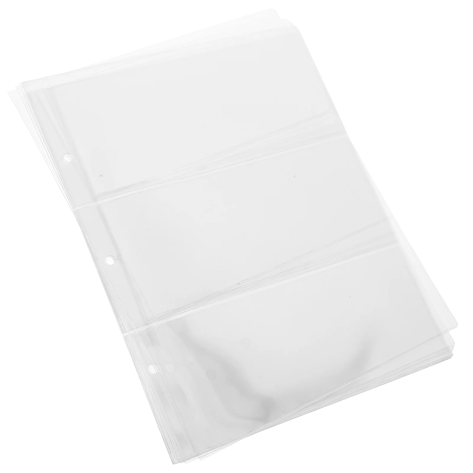 20 Pages Paper Money Holders Money Holders Clear Banknote Sleeves PVC Currency Album Pages for Storage Display
20 Pages Paper Money Holders Money Holders Clear Banknote Sleeves PVC Currency Album Pages for Storage Display