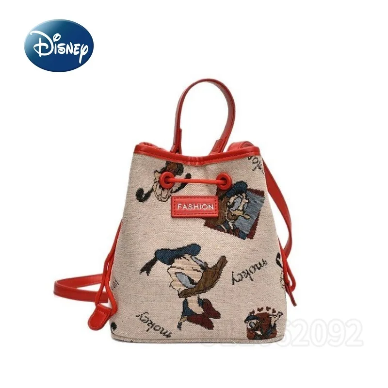 Disney New Women's Handbag Cartoon Cute Women's Shoulder Bag Fashion Trend Drawstring Women's Bag Large Capacity High Quality
Disney New Women's Handbag Cartoon Cute Women's Shoulder Bag Fashion Trend Drawstring Women's Bag Large Capacity High Quality