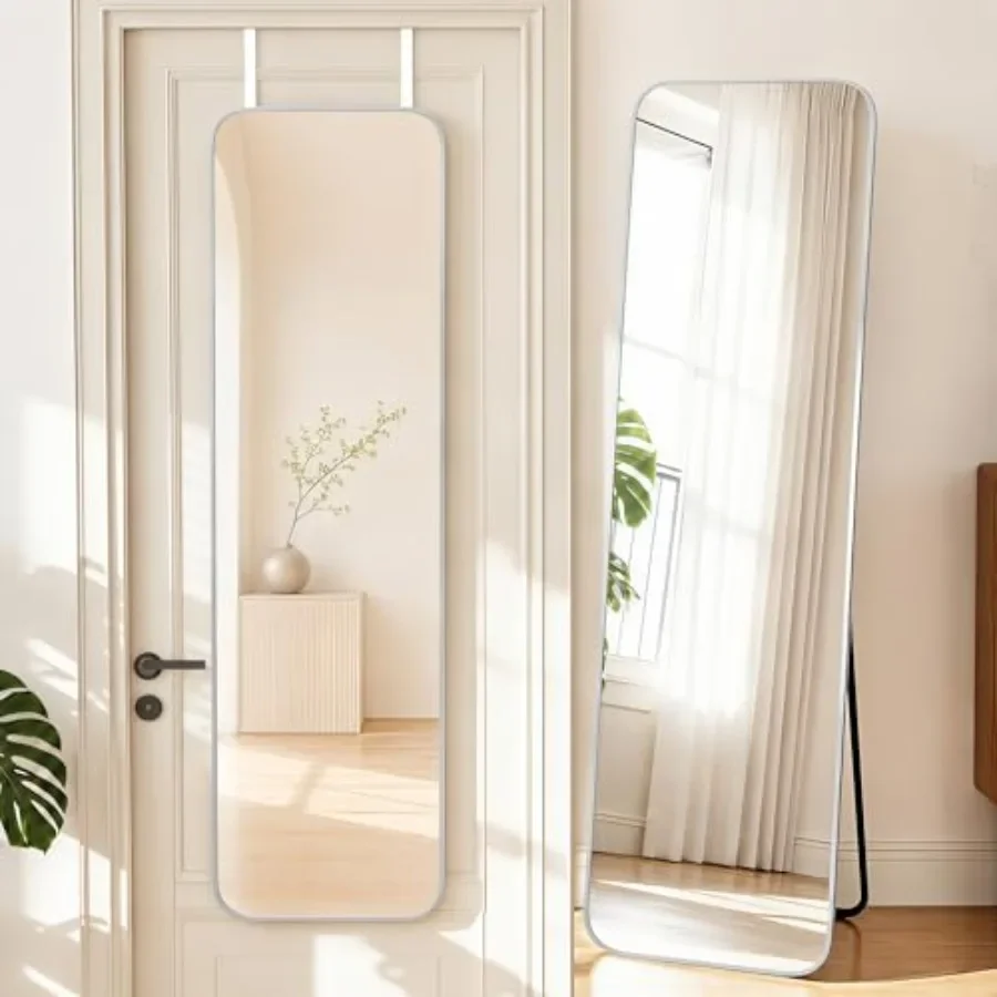 Full-length mirror door for bedroom, dressing, living room, bathroom: aluminum frame, tempered glass, silver, floor stand or wa
Full-length mirror door for bedroom, dressing, living room, bathroom: aluminum frame, tempered glass, silver, floor stand or wa