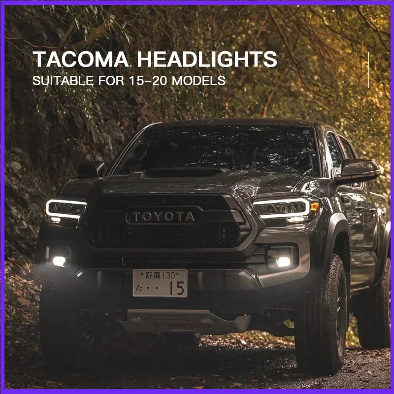 Car LED Headlight Light Assemblies For Toyota Tacoma 2015-UP Auto Fog DRL Brake Turn Signal Lamp Plug and Play
Car LED Headlight Light Assemblies For Toyota Tacoma 2015-UP Auto Fog DRL Brake Turn Signal Lamp Plug and Play