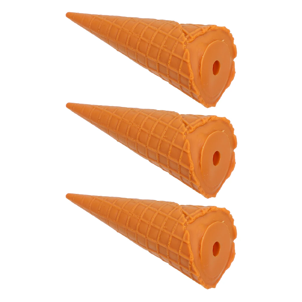 3 Pcs Simulated Ice Cream Cone Holder Realistic Design Durable Material Versatile Use Mini Food Decor Summer Dessert Photo Booth
3 Pcs Simulated Ice Cream Cone Holder Realistic Design Durable Material Versatile Use Mini Food Decor Summer Dessert Photo Booth
