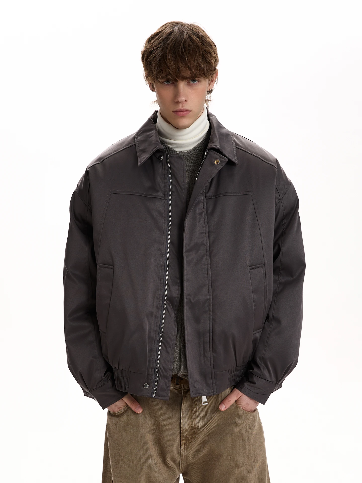 American Retro MA Flight Jaet Cotton Bomber ort Thiened Warm Collar Outerwear Loose Fit Youthful Sle Spring Autumn
American Retro MA Flight Jaet Cotton Bomber ort Thiened Warm Collar Outerwear Loose Fit Youthful Sle Spring Autumn