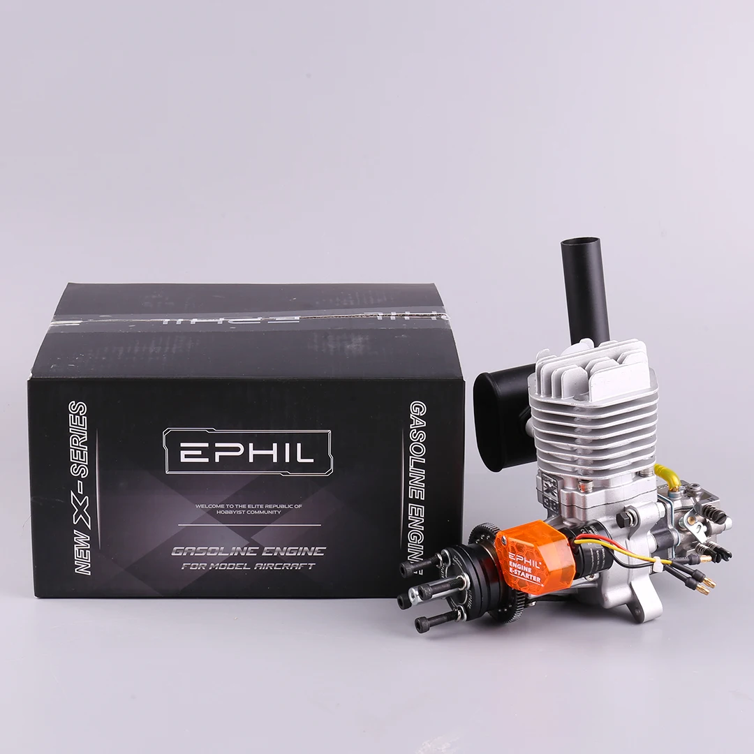EPHIL Power X-38CC-S Pro Модель самолета Бензиновый двигатель Электрический стартер Одноцилиндровый двухтактный боковой ряд
EPHIL Power X-38CC-S Pro Модель самолета Бензиновый двигатель Электрический стартер Одноцилиндровый двухтактный боковой ряд