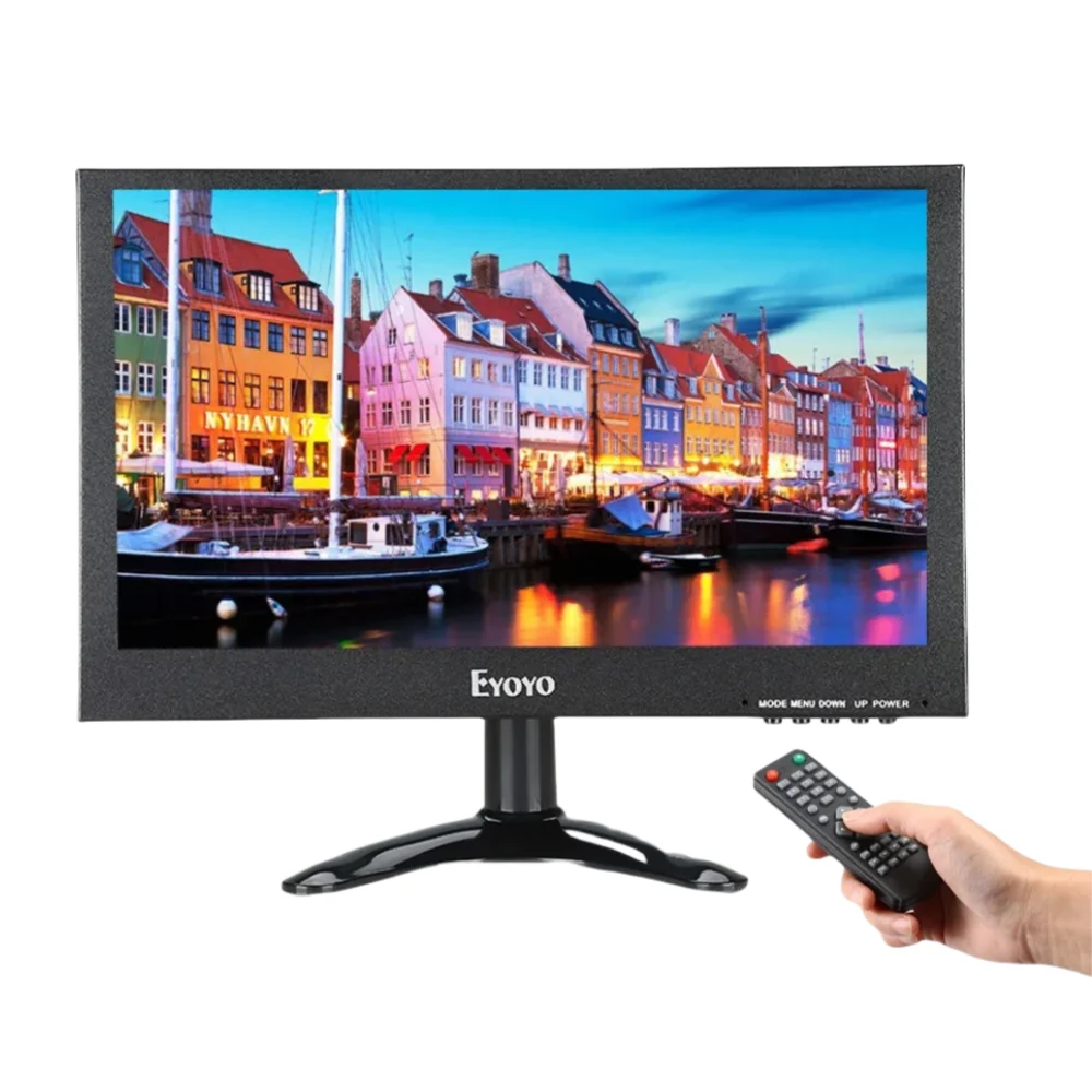 Eyoyo EM12G Wall Mount Full HD 1920x1080P 12 Inch LCD Monitor Support Button & Remote Control With Speaker For Computer CCTV DVR
Eyoyo EM12G Wall Mount Full HD 1920x1080P 12 Inch LCD Monitor Support Button & Remote Control With Speaker For Computer CCTV DVR