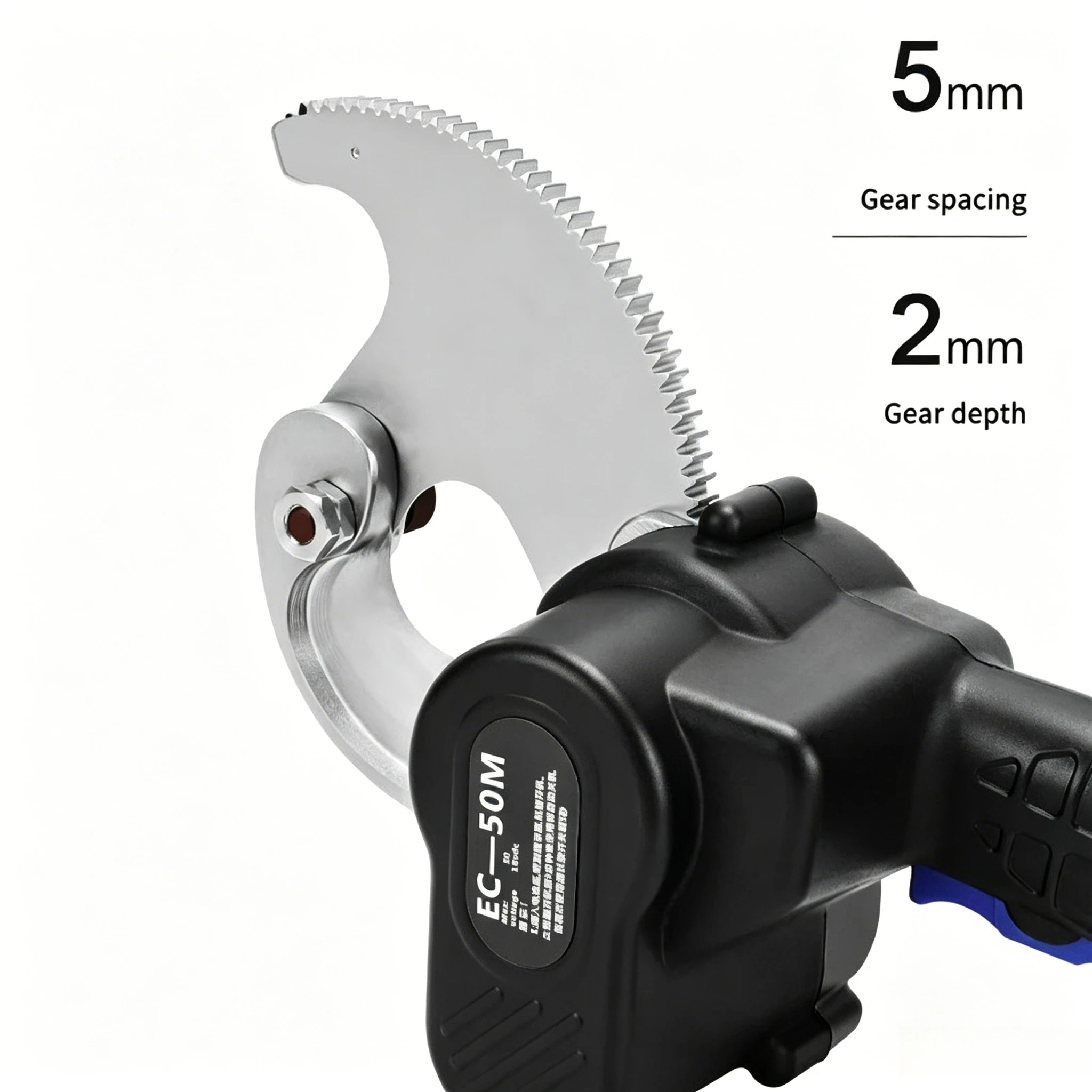 18V 5.0Ah EC-50/65M Ratchet Electric Cable Cutter, Handheld Fast Cutting Tool for Copper Aluminum Steel Wire
18V 5.0Ah EC-50/65M Ratchet Electric Cable Cutter, Handheld Fast Cutting Tool for Copper Aluminum Steel Wire