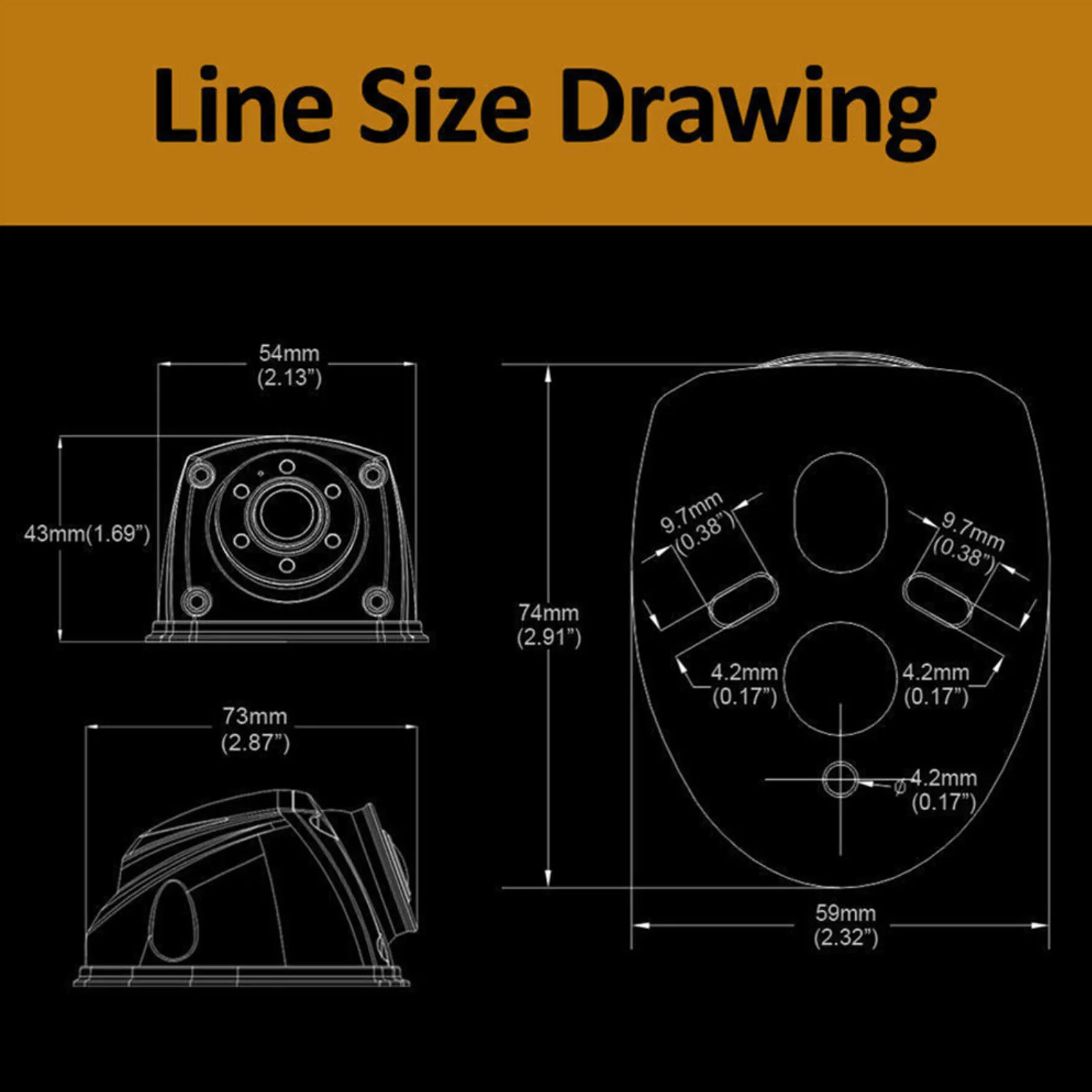 AHD 960P Side View Camera with 4Pin Aviation Connector for Large Vehicles Such as For Trucks Campers and Buses
AHD 960P Side View Camera with 4Pin Aviation Connector for Large Vehicles Such as For Trucks Campers and Buses