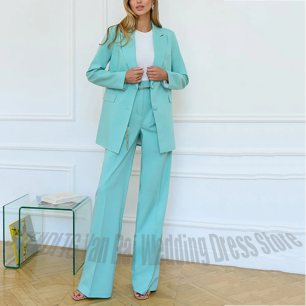 Business Formal Women's 2 Piece Suit Peaked Lapel Single Breasted Office Blazer Set Wedding Guest Elegant Female Daily Set
Business Formal Women's 2 Piece Suit Peaked Lapel Single Breasted Office Blazer Set Wedding Guest Elegant Female Daily Set
