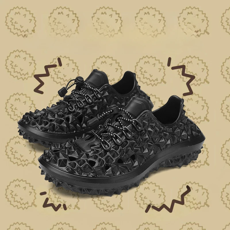 Summer Men's Sandals Durian Style Men's Sandals Non-slip Beach Garden Shoes Outside Fashionable Trend Casual Versatile Slippers
Summer Men's Sandals Durian Style Men's Sandals Non-slip Beach Garden Shoes Outside Fashionable Trend Casual Versatile Slippers