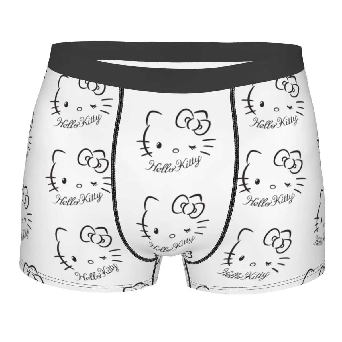 Забавные трусы-боксеры Hello Kitty, мужские трусы, длинное нижнее белье, дышащие трусы для мужчин, S-XXL
Забавные трусы-боксеры Hello Kitty, мужские трусы, длинное нижнее белье, дышащие трусы для мужчин, S-XXL