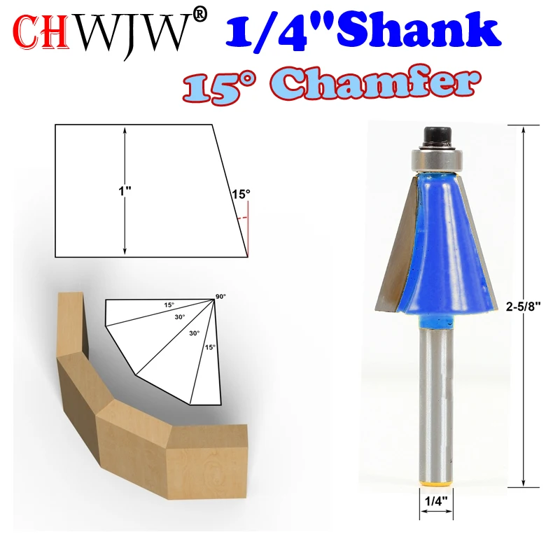 1 шт., хвостовик 1/4 дюйма, 15 градусов, фреза для фаски и фаски, деревообрабатывающий резак, деревообрабатывающие биты-Chwjw-13903q
1 шт., хвостовик 1/4 дюйма, 15 градусов, фреза для фаски и фаски, деревообрабатывающий резак, деревообрабатывающие биты-Chwjw-13903q