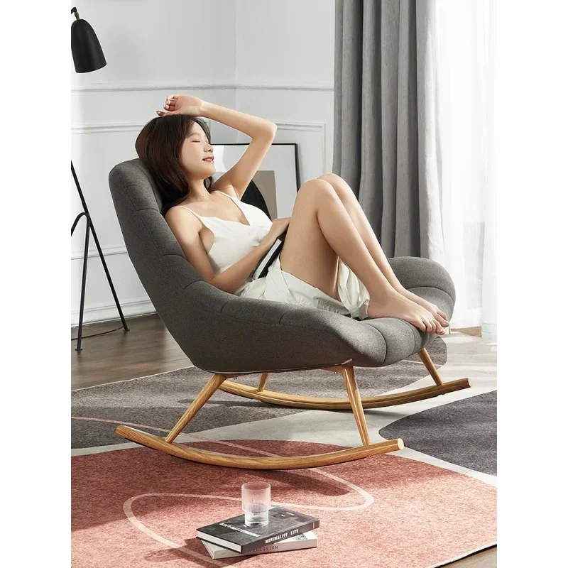 Rocking Chair Recliner Summer Balcony Adult Snail Chair Nordic Single Sofa Light Luxury
Rocking Chair Recliner Summer Balcony Adult Snail Chair Nordic Single Sofa Light Luxury