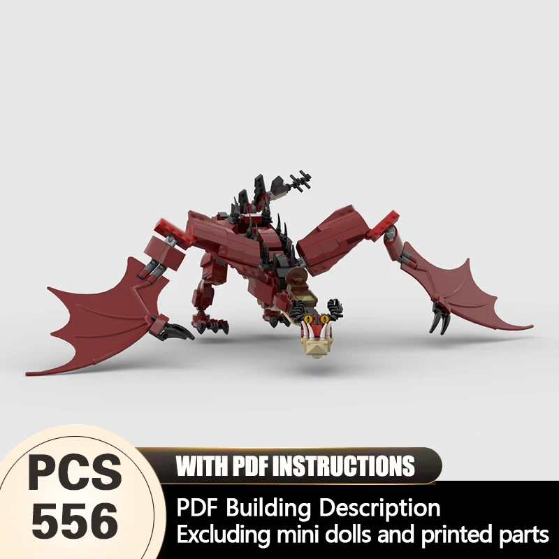 Creators Animal Series Model MOC Building Bricks Dark Winged Dragon Modular Technology Gifts Holiday Assemble Children Toys Suit
Creators Animal Series Model MOC Building Bricks Dark Winged Dragon Modular Technology Gifts Holiday Assemble Children Toys Suit