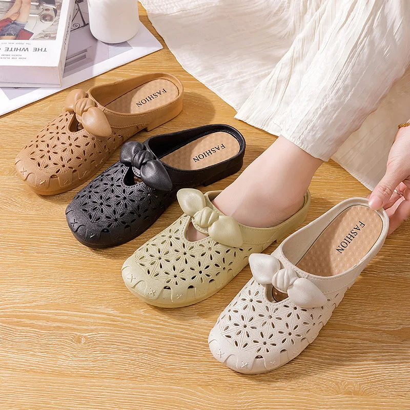 Women Summer Closed Toe Slippers Bowknot Hollow Out EVA Slip On Sandals Lightweight Non Slip Outdoor Casual Fashion Comfortable
Women Summer Closed Toe Slippers Bowknot Hollow Out EVA Slip On Sandals Lightweight Non Slip Outdoor Casual Fashion Comfortable
