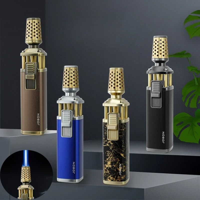 JOBON Strong Blue Direct Flame Inflatable Lighter Multi Functional 360 ° Inverted Use One Button Lock Fire Gun Lighter
JOBON Strong Blue Direct Flame Inflatable Lighter Multi Functional 360 ° Inverted Use One Button Lock Fire Gun Lighter