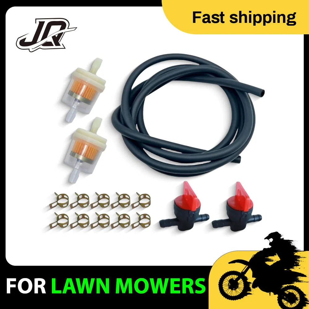 FOR Silicone Tube Flexible Rubber Hose Universal Inline Petrol Fuel Filter for Lawn Mower Fuel Engine ATV On/Off Tap 1 Set
FOR Silicone Tube Flexible Rubber Hose Universal Inline Petrol Fuel Filter for Lawn Mower Fuel Engine ATV On/Off Tap 1 Set