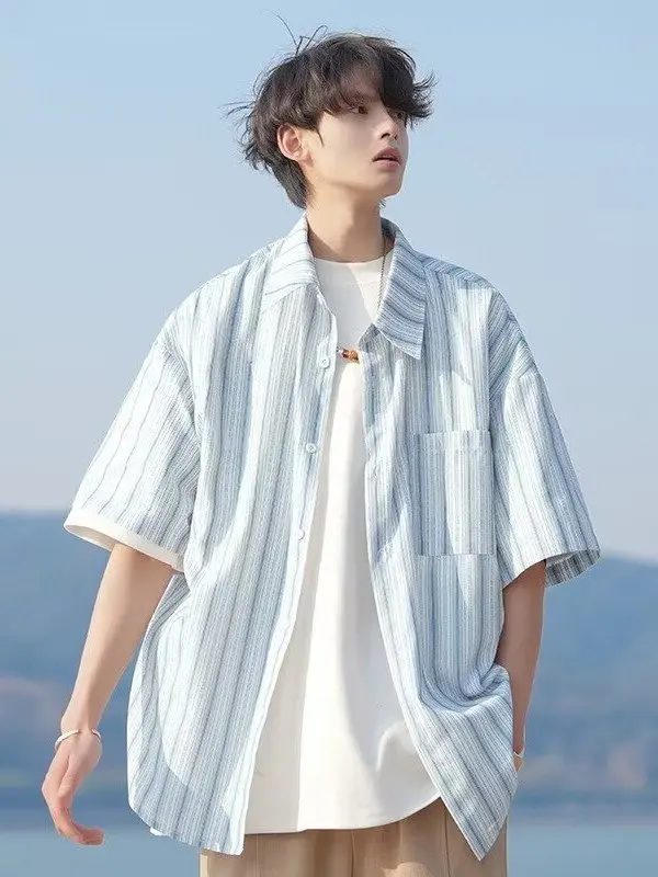 American Stripe Casual Loose ort Sve irt Men's plus Size Summer New Cool Feeling T-irt Versatile Comfortable irt
American Stripe Casual Loose ort Sve irt Men's plus Size Summer New Cool Feeling T-irt Versatile Comfortable irt