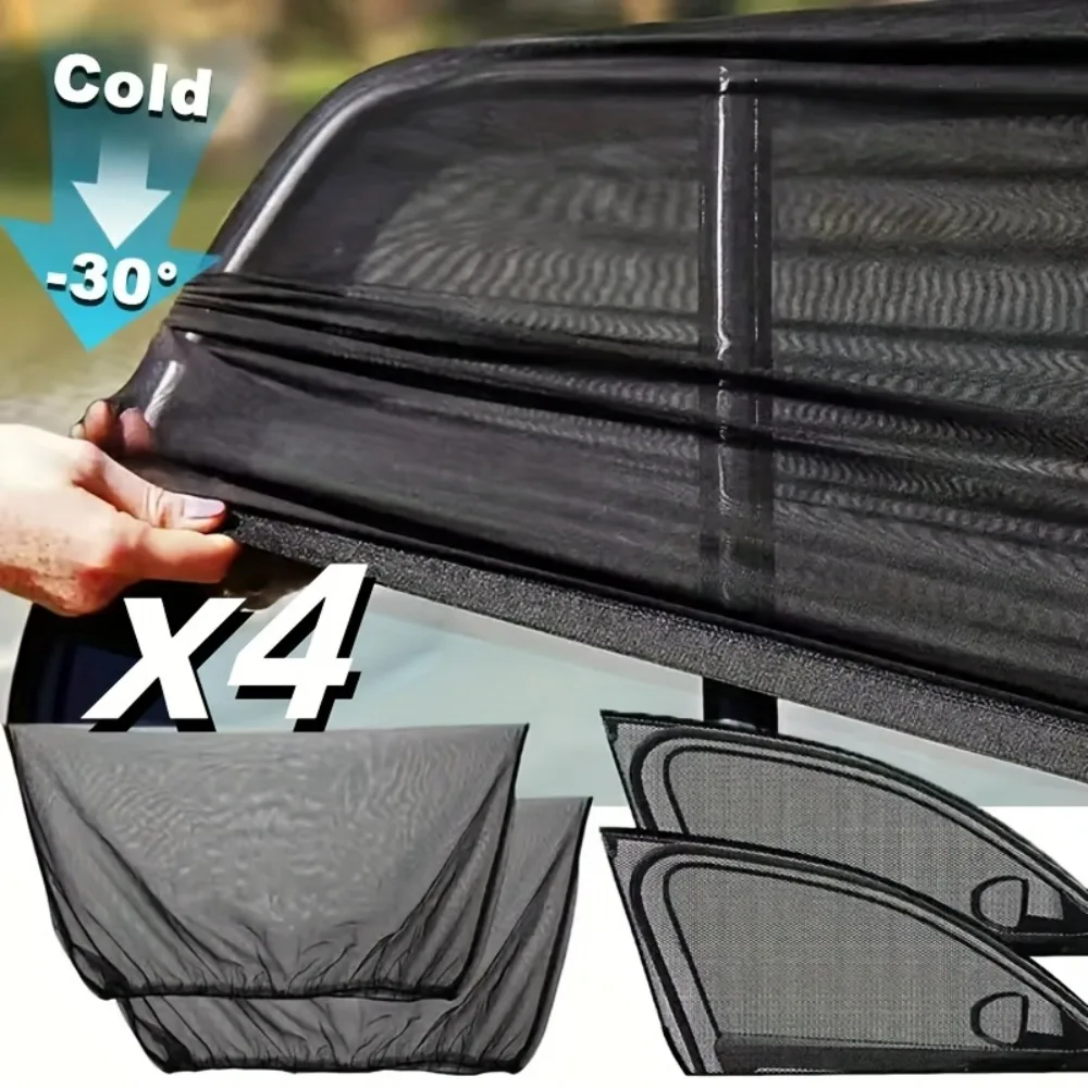 4 Panel Car Sunshade SUV Window UV Protection Curtain Mosquito Screen Sunshade Car Window Mosquito Net
4 Panel Car Sunshade SUV Window UV Protection Curtain Mosquito Screen Sunshade Car Window Mosquito Net