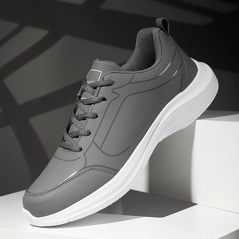 Fashion Men Running Shoes Waterproof Leather Sports Sneakers High Quality Outdoor Sport Sneaker Men Lightweight Walking Shoe
Fashion Men Running Shoes Waterproof Leather Sports Sneakers High Quality Outdoor Sport Sneaker Men Lightweight Walking Shoe