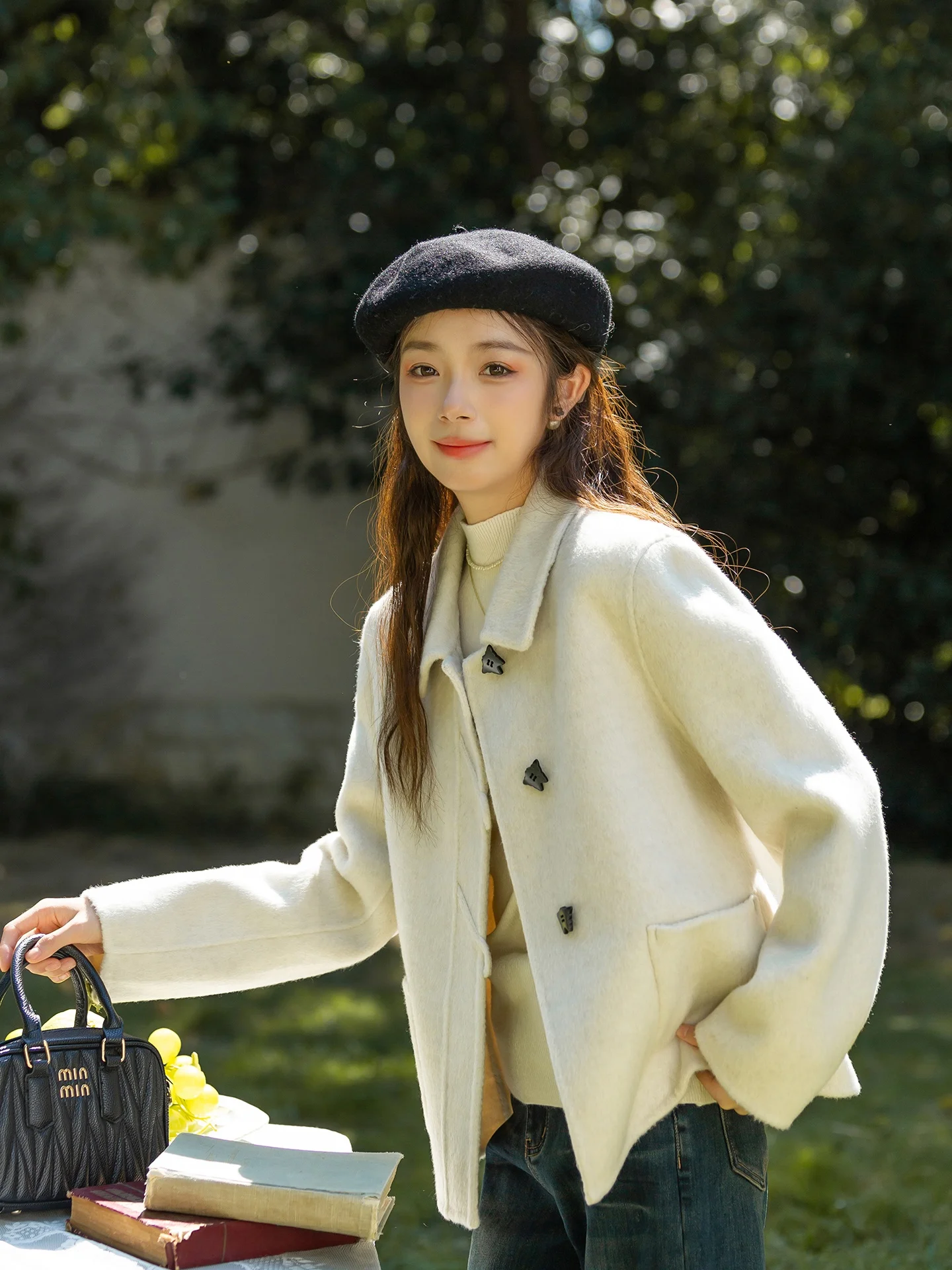 Женское шерстяное пальто в Корейском стиле с лацканами Camere Bouclé Jaet для поездок на работу, длинное све, однотонное, на пуговицах спереди
Женское шерстяное пальто в Корейском стиле с лацканами Camere Bouclé Jaet для поездок на работу, длинное све, однотонное, на пуговицах спереди